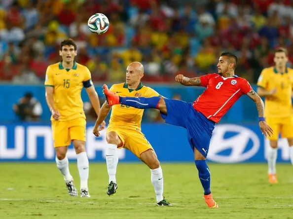 Cile -Australia risultato non scontato (3-1)
