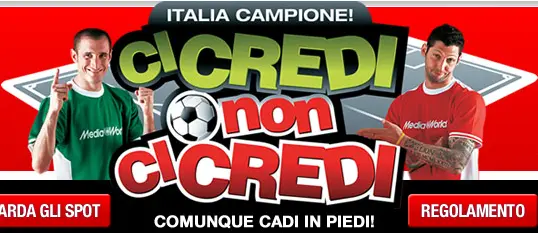 MediaWorld promozione per il Mondiale