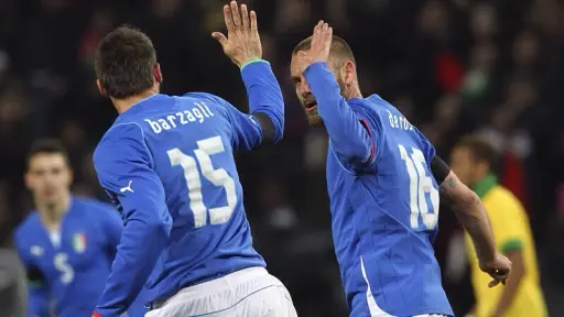 De Rossi e Barzagli fermi...